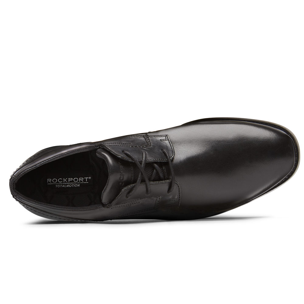 Rockport Pen Sko Herre Svart - Total Motion Sport Plain Toe - XZHG40687